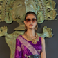 Nylon Pure Satin Handloom Weaving Saree with Subtle Elegance