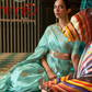 Glossy Nylon Weaving Silk Saree for Festive & Formal Elegance