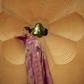 Two-Tone Nylon Woven Silk Saree with Elegant Shine