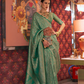 Traditional Kanchipuram Silk Saree with Handloom Weaving Elegance