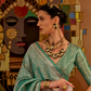Traditional Kanchipuram Silk Saree with Handloom Weaving Elegance