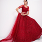 Graceful  Net Fabric Lehenga Choli With Rich Cording