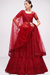 Graceful  Net Fabric Lehenga Choli With Rich Cording