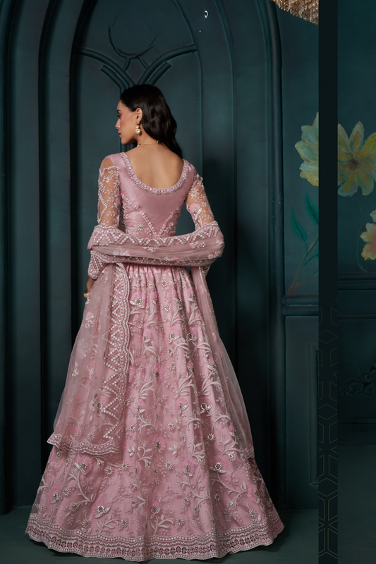 LAVANTE_FASHION_Net_Lehenga_with_Embroidery_Sequins_Cording_Work_13 - LaVante Fashion