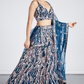 Net Sequins And Thread Embroidery Lehenga Choli Dupatta