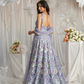 Graceful Net Semi-Stitched Lehenga Choli With Sequin Detailing