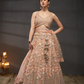 Heavy Zarkan Embroidery Semi-Stitched Lehenga Choli with Dupatta