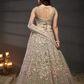 Heavy Zarkan Embroidery Semi-Stitched Lehenga Choli with Dupatta