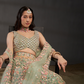 Heavy Zarkan Embroidery Semi-Stitched Lehenga Choli with Dupatta