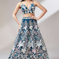 Multi-Sequins Work Net Lehenga for Party Wear