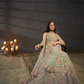 Heavy Zarkan Embroidery Semi-Stitched Lehenga Choli with Dupatta