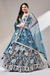 Multi-Sequins Work Net Lehenga for Party Wear