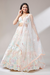 Multi-Sequins Work Net Lehenga for Party Wear