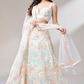Multi-Sequins Work Net Lehenga for Party Wear