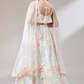 Multi-Sequins Work Net Lehenga for Party Wear