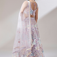 Multi-Sequins Work Net Lehenga for Party Wear