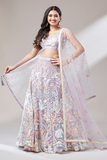 LAVANTE_FASHION_Net_Sequinse_Work_Semi-Stitched_Lehenga_Unstitched_Blouse_with_Dupatta_9 - LaVante Fashion