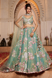 LAVANTE_FASHION_Net_Sequinse_embroidery_Semi-Stitched_Lehenga_choli_Dupatta_3 - LaVante Fashion