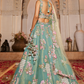 Graceful Net Lehenga Choli Set with Sequined Dupatta