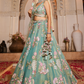 Graceful Net Lehenga Choli Set with Sequined Dupatta