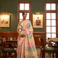 Elegant Organza Woven Saree with Subtle Traditional Charm