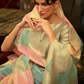 Elegant Organza Woven Saree with Subtle Traditional Charm