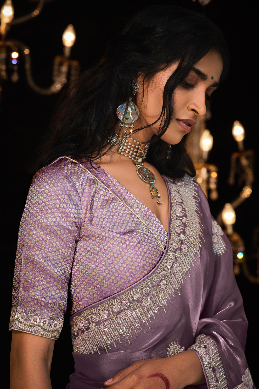 Traditional Charm Meets Elegance in This Banarasi Silk Saree