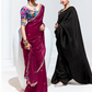Elegant Tissue Saree with Sequins and Thread Embroidery Work