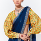 Elegant Tissue Saree with Sequins and Thread Embroidery Work