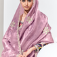 Elegant Tissue Saree with Sequins and Thread Embroidery Work