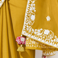 Elegant Tissue Saree with Sequins and Thread Embroidery Work