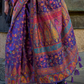 Kashneer Silk Organza Saree with Fine Handloom Weaving