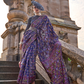 Organza Parsi Handloom Weaving Silk Saree with Delicate Heritage Detailing