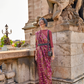 Organza Parsi Handloom Weaving Silk Saree with Delicate Heritage Detailing