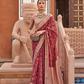 Organza Silk Saree with Jacquard Butti and Digital Print