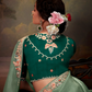 Heavy Embroidered Designer Silk Saree for Elegant Occasions