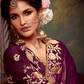 Heavy Embroidered Designer Silk Saree for Elegant Occasions