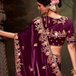 Heavy Embroidered Designer Silk Saree for Elegant Occasions