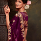 Heavy Embroidered Designer Silk Saree for Elegant Occasions