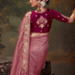 Heavy Embroidered Designer Silk Saree for Elegant Occasions