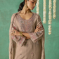 Graceful  Multi-Thread Embroidered Pant Suit