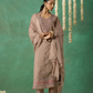 Graceful  Multi-Thread Embroidered Pant Suit
