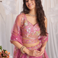 Designer Organza Embroidered Lehenga Choli with Glamorous Sequins