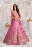 LAVANTE_FASHION_Organza_Sequins_embroidery_Semi-Stitched_Lehenga_choli_Dupatta_4 - LaVante Fashion