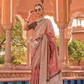 Traditional Saree Crafted in Polyester Viscose Silk Fabric