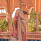 Traditional Saree Crafted in Polyester Viscose Silk Fabric