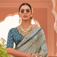 Traditional Saree Crafted in Polyester Viscose Silk Fabric