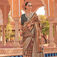 Traditional Saree Crafted in Polyester Viscose Silk Fabric