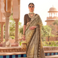 Traditional Saree Crafted in Polyester Viscose Silk Fabric