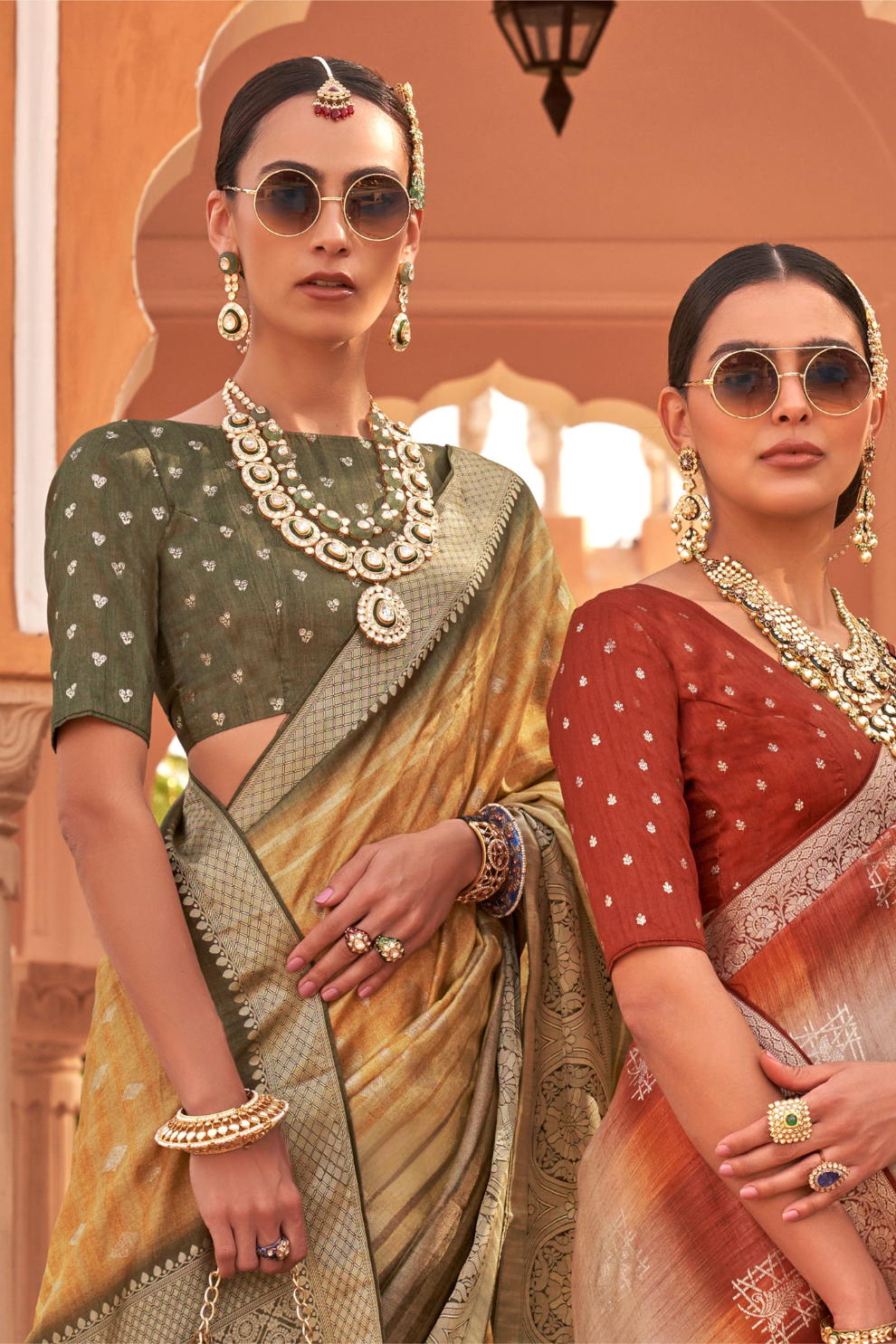 Traditional Saree Crafted in Polyester Viscose Silk Fabric